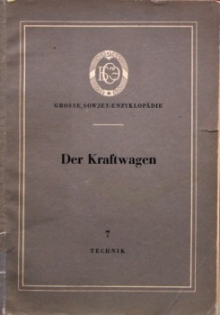 Schmidt "Der Kraftwagen" Easteurope-Vehiclehistory 1953 Volume 7 (2996)